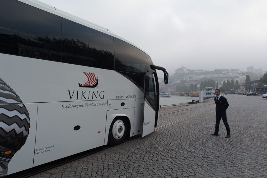 A Foggy Porto Morning: guests set out for a morning of exploration in Porto, Portugal. Photo © 2015 Aaron Saunders