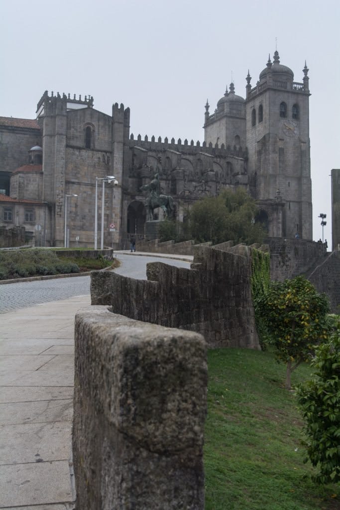 Our first stop of the day was the moody, ethereal Porto Cathedral - one of the oldest structures in the city. Photo © 2015 Aaron Saunders