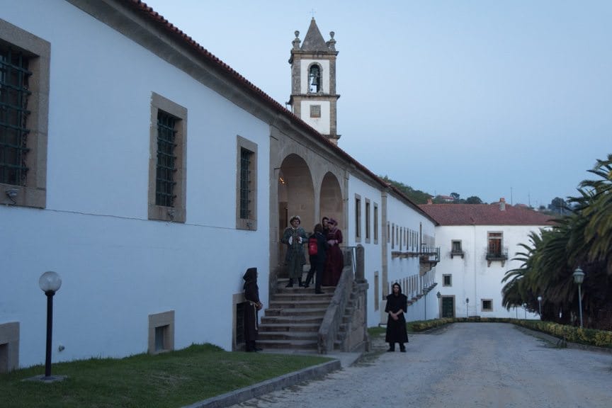 ...and stopped for a spectacular dinner ashore at the Alpendurada Monastery. Photo © 2015 Aaron Saunders
