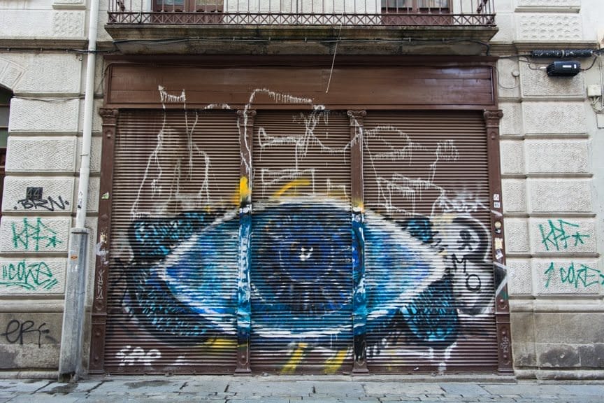 Salamanca is a striking blend of old and new - and even abandoned buildings have a certain artistic charm to them. Photo © 2015 Aaron Saunders