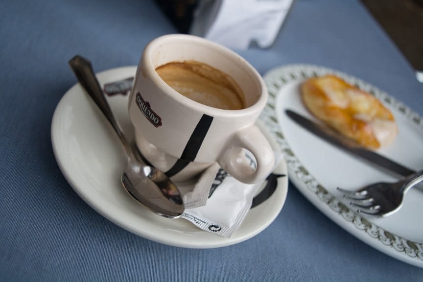 Coffee in Salamanca. Photo © 2015 Aaron Saunders
