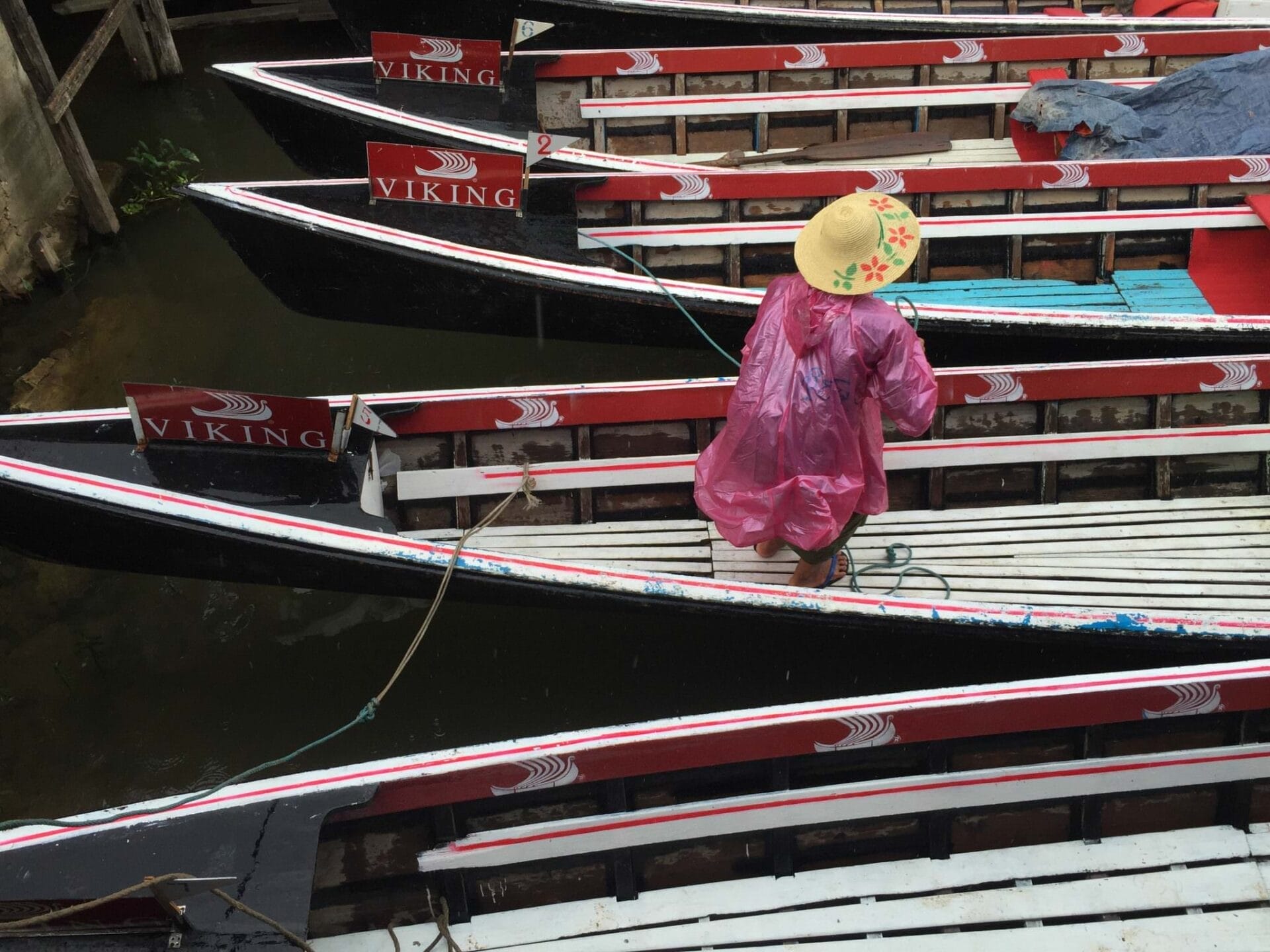 Viking River Cruises unveils its new longship, the Viking Inle. No, not really. @ 2015 Gail Jessen