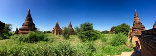 Just when you think you've surely seen the last stupa, you pop over the next hill or round the next bend in the dirt trail. © 2015 Gail Jessen