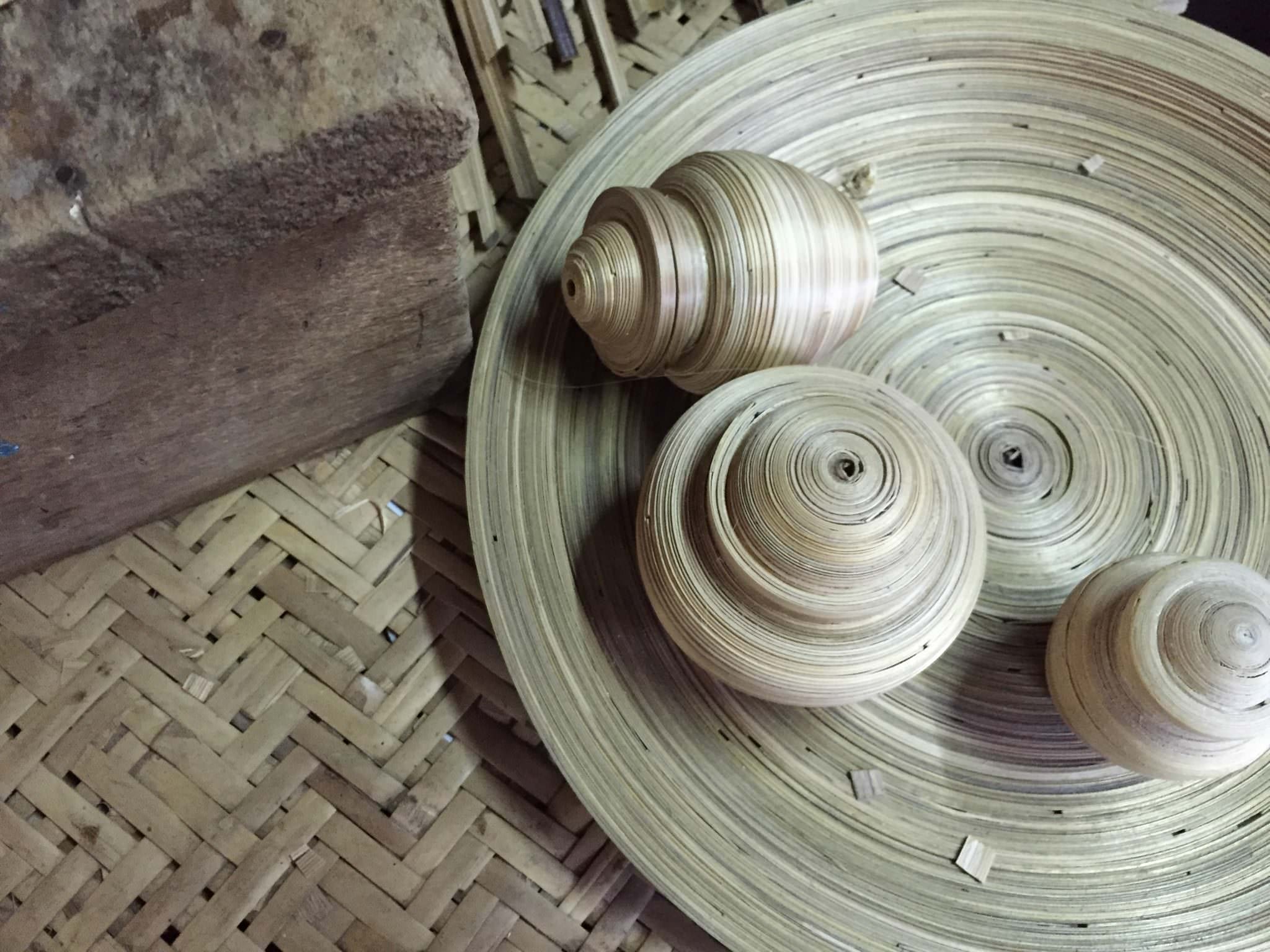 I personally think the raw bamboo is beautiful on it's own. © 2015 Gail Jessen