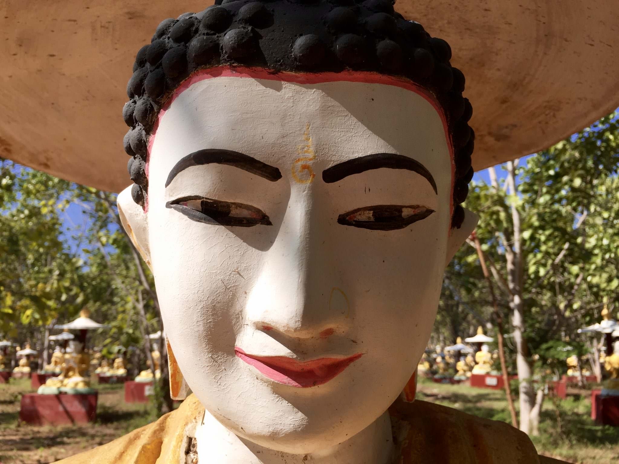 Detail of a statue in Monywa. © 2015 Gail Jessen