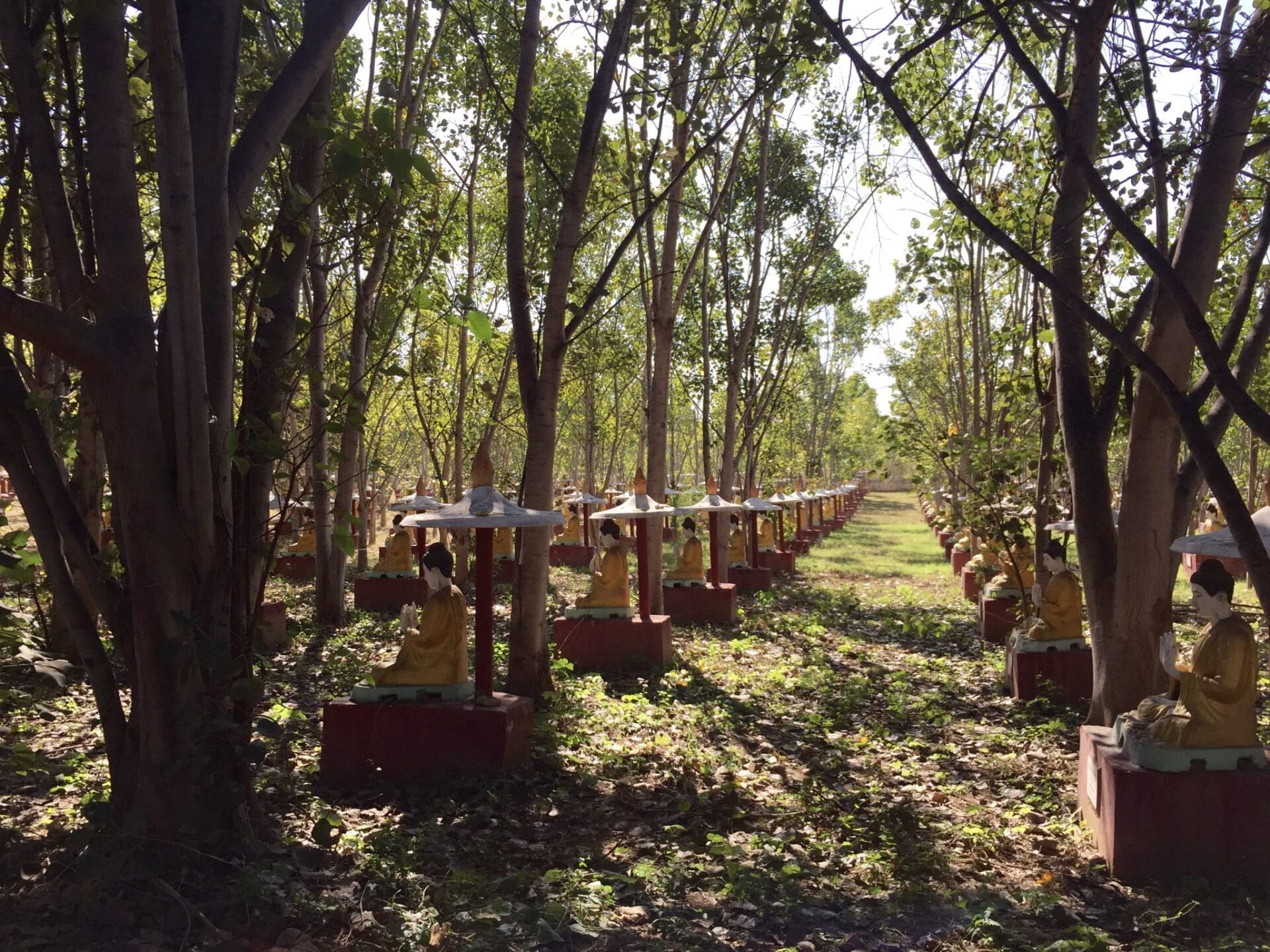 Viking Mandalay: 500,000 Buddhas In Monywa, Myanmar 22 This was the angle that particularly made it feel like Arlington to me, so symmetrical and still. © 2015 Gail Jessen