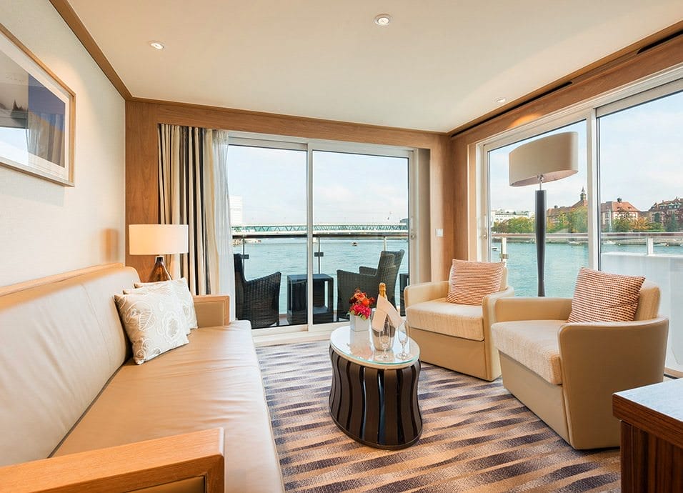 Viking Forseti Explorer Suite. Photo Courtesy of Viking River Cruises.
