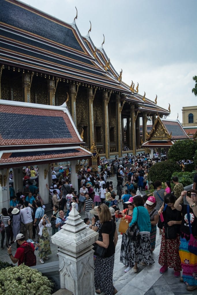 The Grand Temple complex in Bangkok...Photo © 2015 Aaron Saunders