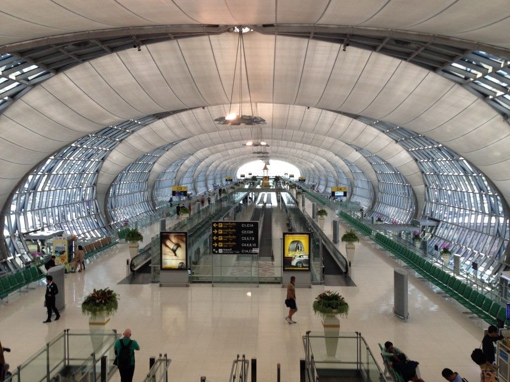 Back at Bangkok Airport. Wait - wasn't I just here? Photo © 2015 Aaron Saunders