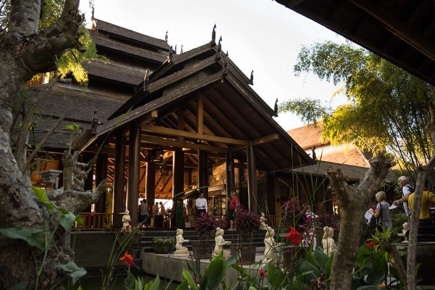 Arriving at the Areum Palace Inle Lake Resort. Photo © 2015 Aaron Saunders