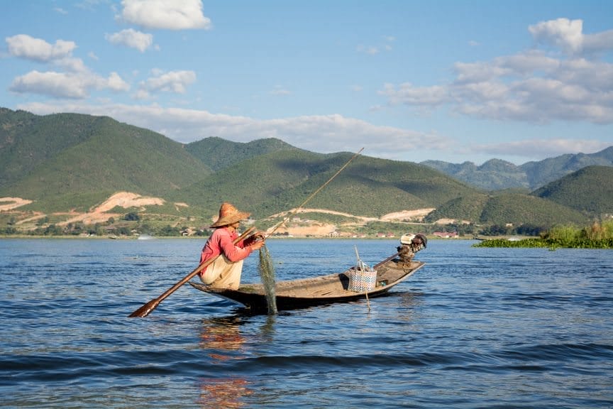 There's nothing quite like Myanmar's Inle Lake. Photo © 2015 Aaron Saunders