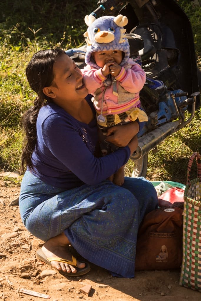 ...looks remarkably like the local children: cherubic. Photo © 2015 Aaron Saunders