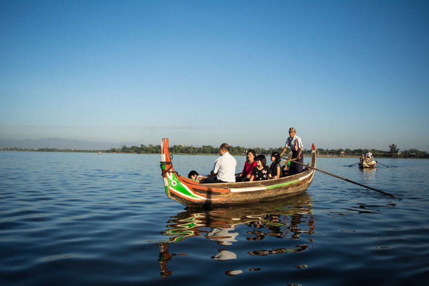 Plenty of boats were out on the lake...Photo © 2015 Aaron Saunders