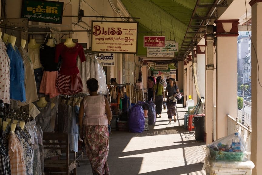 Strolling through the market - unfettered, un-hassled. Photo © 2015 Aaron Saunders