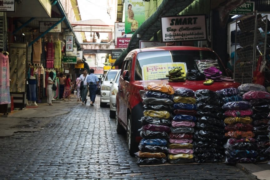 The market is absolutely huge...Photo © 2015 Aaron Saunders