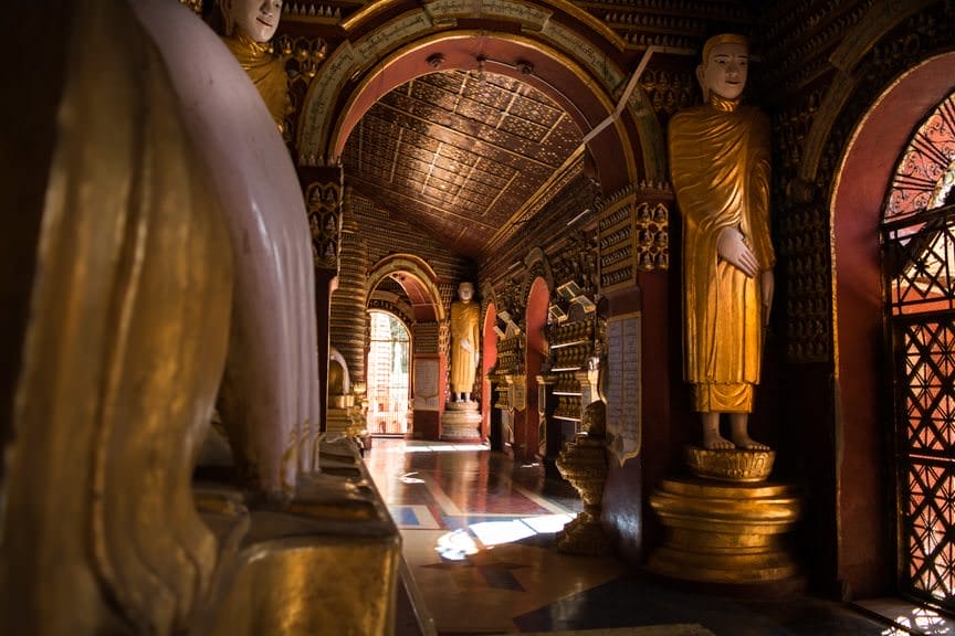 Welcome to Monywa, Myanmar - home to a temple that houses over 500,000 images of Buddha. Photo © 2015 Aaron Saunders