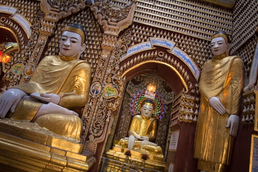 Inside, there are over 500,000 images of Buddha. Photo © 2015 Aaron Saunders