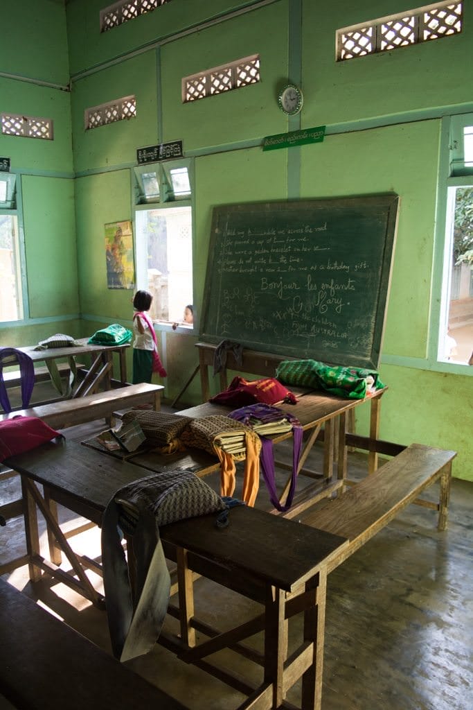 On-tour this afternoon at the local school in Yandabo that Viking helps to financially support. Photo © 2015 Aaron Saunders