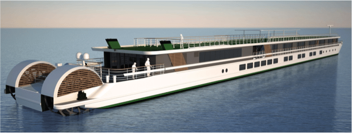 Elbe Princesse rendering. Illustration courtesy of CroisiEurope