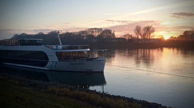 I ended the year cruising the AmaCerto, docked on December 31 in Mannheim before continuing on for New Year's Eve celebrations in Mainz, Germany. © 2015 Ralph Grizzle