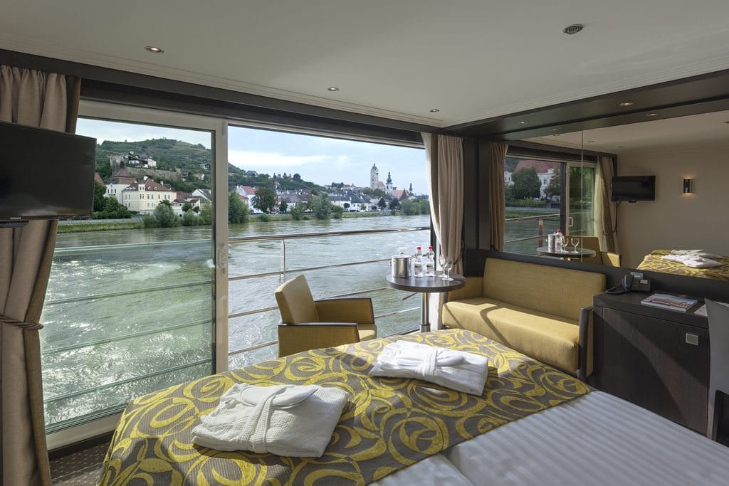 Avalon Panorama Suite. Photo courtesy of Avalon Waterways.