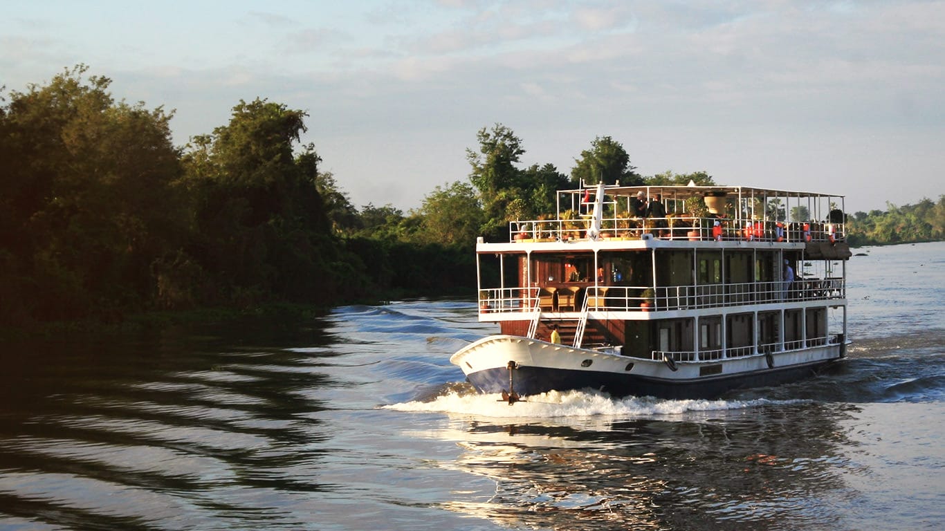 Toum Tiou 2 on the Mekong. Photo courtesy G Adventures