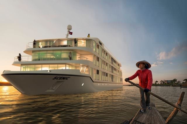 Scenic Spirit on the Mekong. Render courtesy of Scenic. 