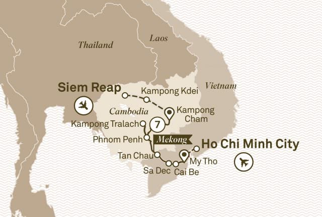 Scenic's journeys along the Mekong are comprehensive and varied. Illustration courtesy of Scenic 