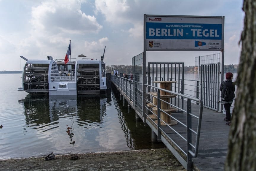 Two stern-mounted paddlewheels allow Elbe Princesse to sail into the heart of both Berlin and Prague. Photo © 2016 Aaron Saunders