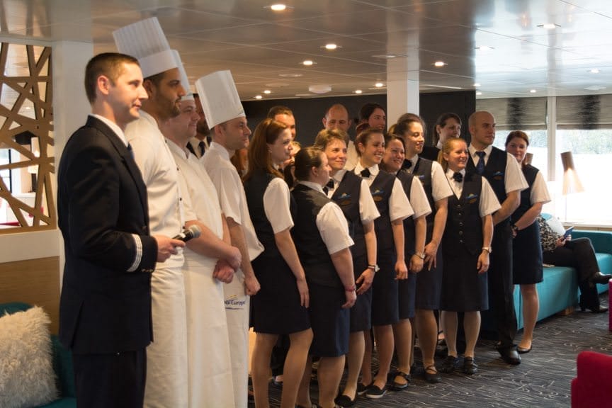 CroisiEurope's friendly crews make guests of all nationalities feel at home. Photo © 2016 Aaron Saunders