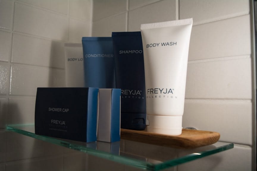 What the Freyja!? Viking's river cruise fleet now features Freyja toiletries like those found aboard Viking's oceangoing ships, Viking Star and Viking Sea. Photo © 2016 Aaron Saunders
