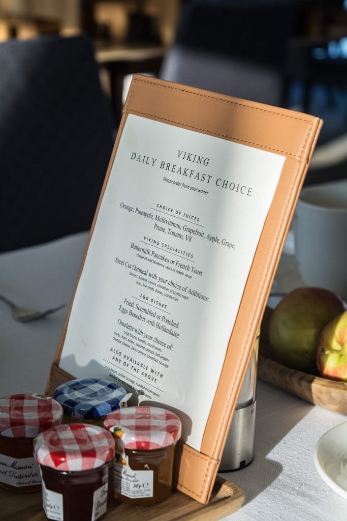 while additional menu items are available to order from your waiter off a small menu of specialties.