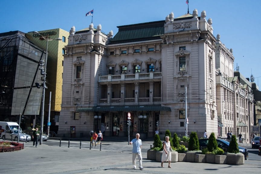 Viking's Passage to Eastern Europe - Belgrade, Serbia 15 Belgrade's National Theatre, where our behind-the-scenes opera tour was held. Photo © 2016 Aaron Saunders