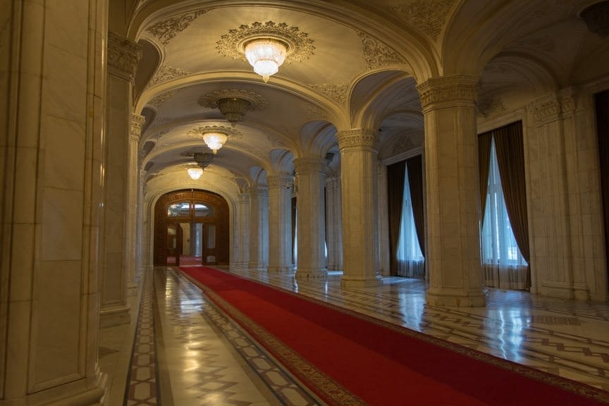 The Palace of the Parliament is a gorgeous structure - if a relic of "good old Soviet times." Photo © 2016 Aaron Saunders