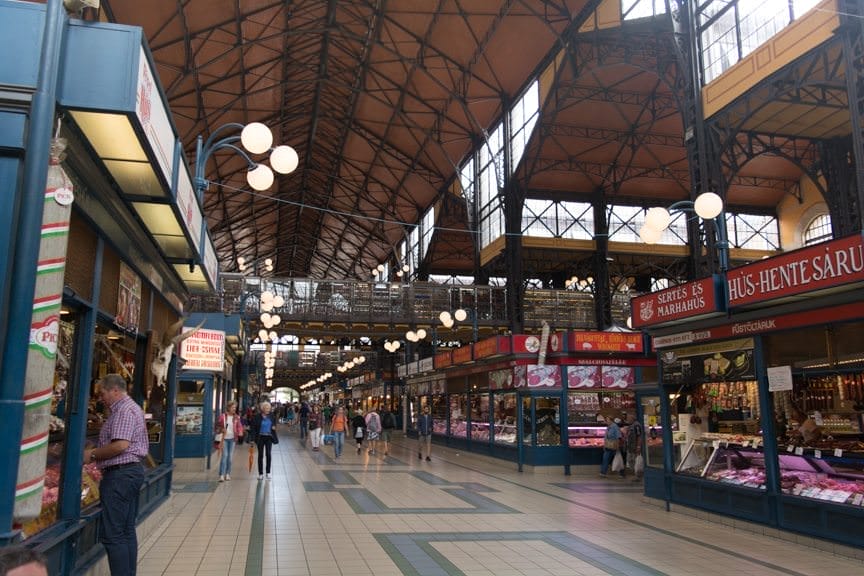 Inside the market hall, you can get every kind of local produce imaginable. Photo © 2016 Aaron Saunders