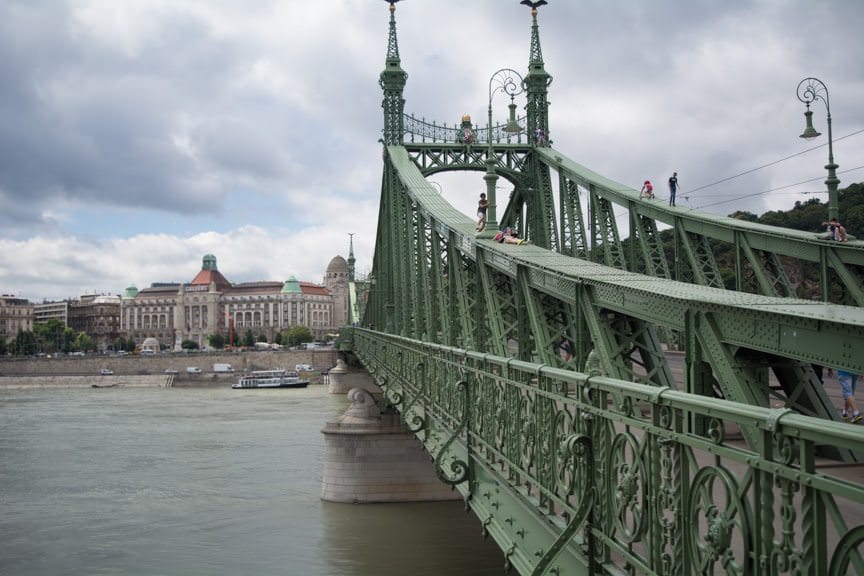 Budapest's Liberty Bridge. Photo ©  2016 Aaron Saunders
