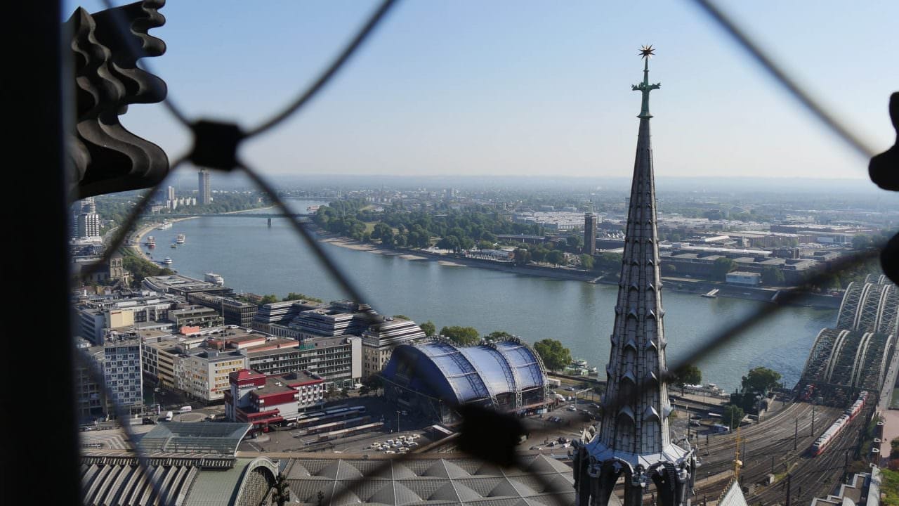 View from Cologne Cathedral. © 2016 Ralph Grizzle