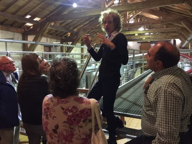 Learning about wine in the Medoc region. © 2016 Ralph Grizzle