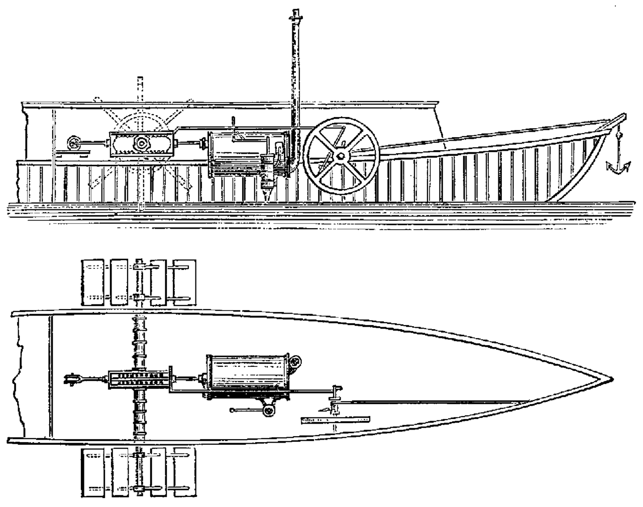 Where River Cruising Began: A ‘Fire Boat’ On The Saône 6 pyroscaphe drawing