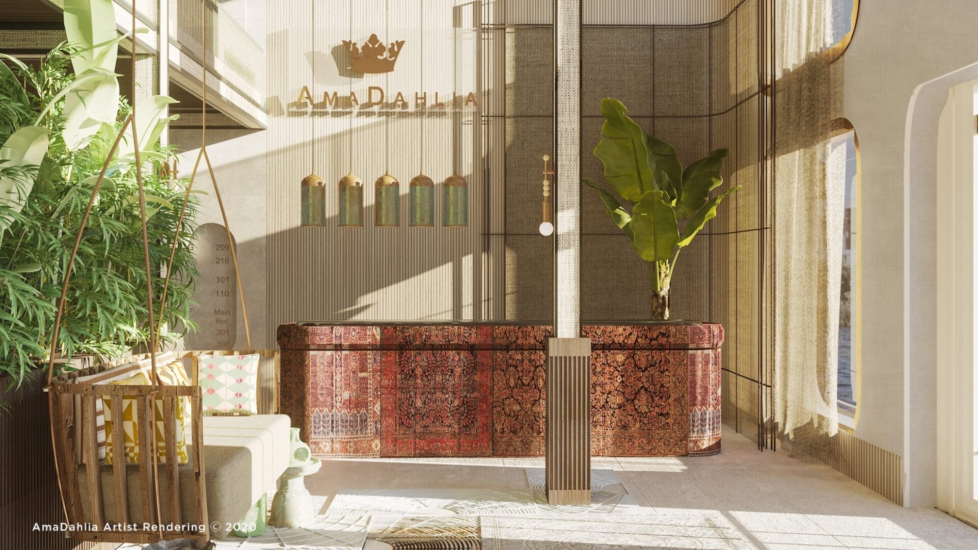 AmaWaterways To Launch Second Nile Ship 6 AmaDahlia Reception Area Artist Rendering 1