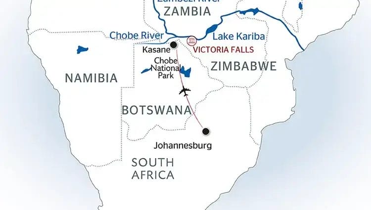 map distant zambezi river 11a lcpp