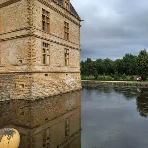 Moat Chateau Cormatin