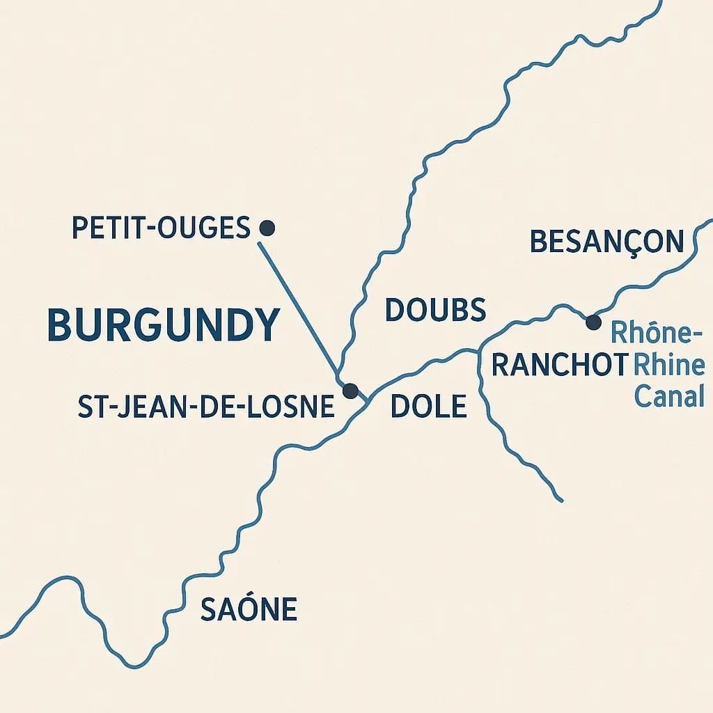 French Canal Barge Cruises Guide 9 burgundy